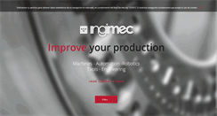 Desktop Screenshot of ingimec.com